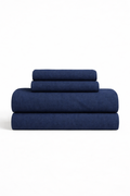 Atlantis blue Linen Bedding Set