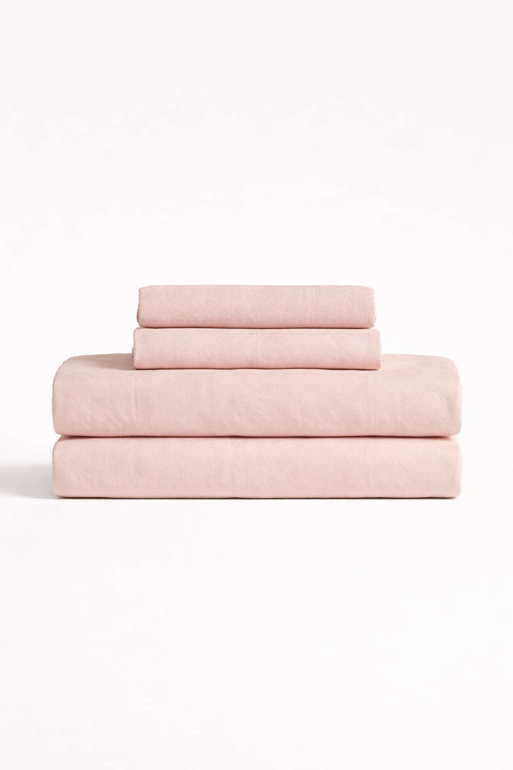Blush Linen Bedding Set