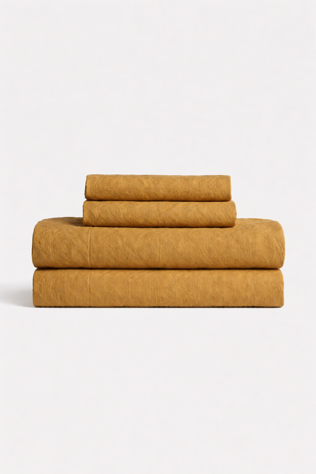Turmeric Linen Bedding Set