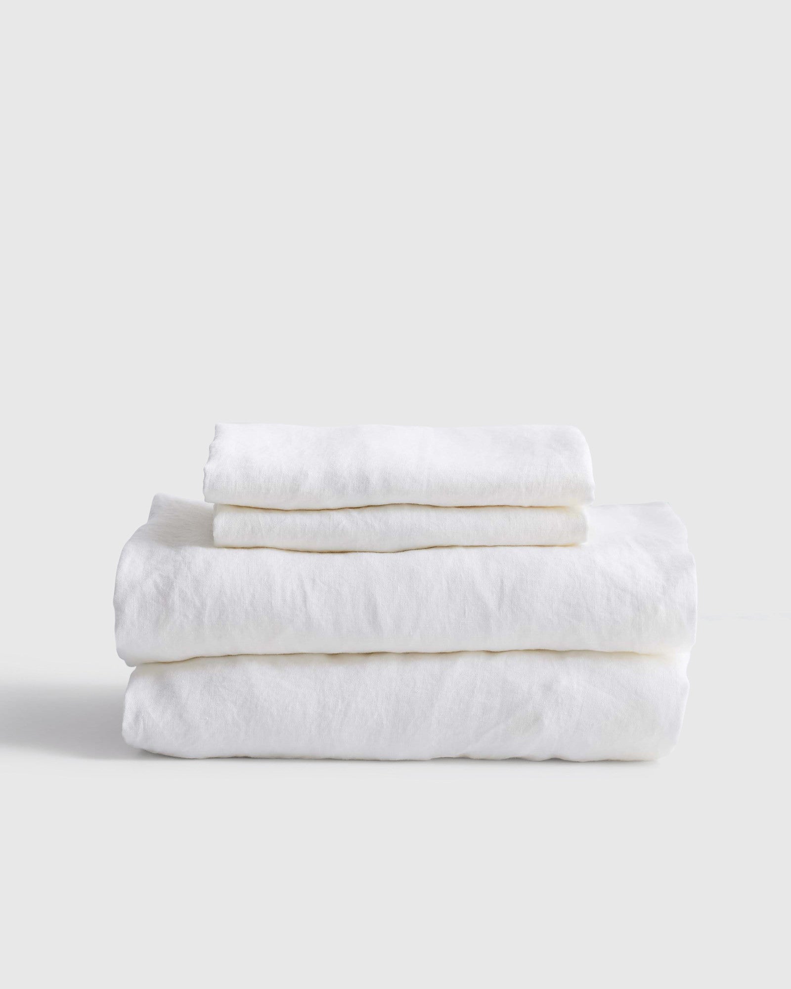 Chalk Linen Bedding Set